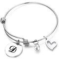 Stainless Steel Initial  Alphabet Bracelets & Bangles For Women Charms Tag Letter Bracelets Jewelry Bangle For Valentines Gift