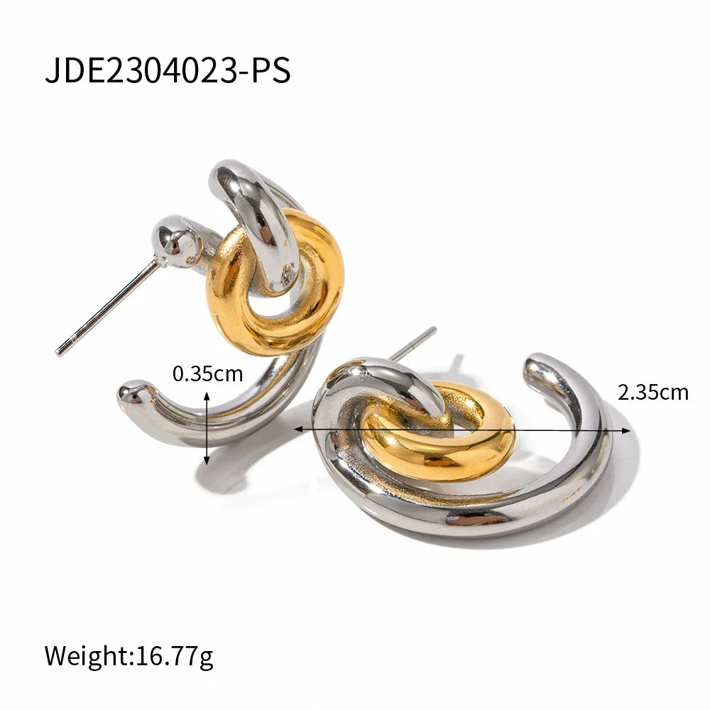 High-Grade Titanium Steel Opening Beaded Bracelet European American Style Jewelry Stainless Steel Color