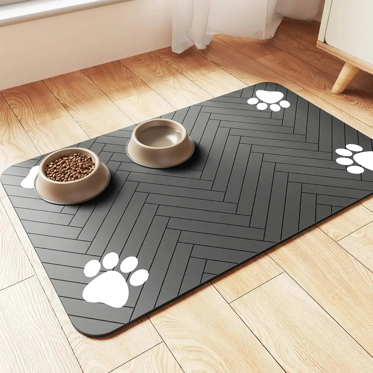 Absorbent Feeding Mat for Dogs &amp; Cats