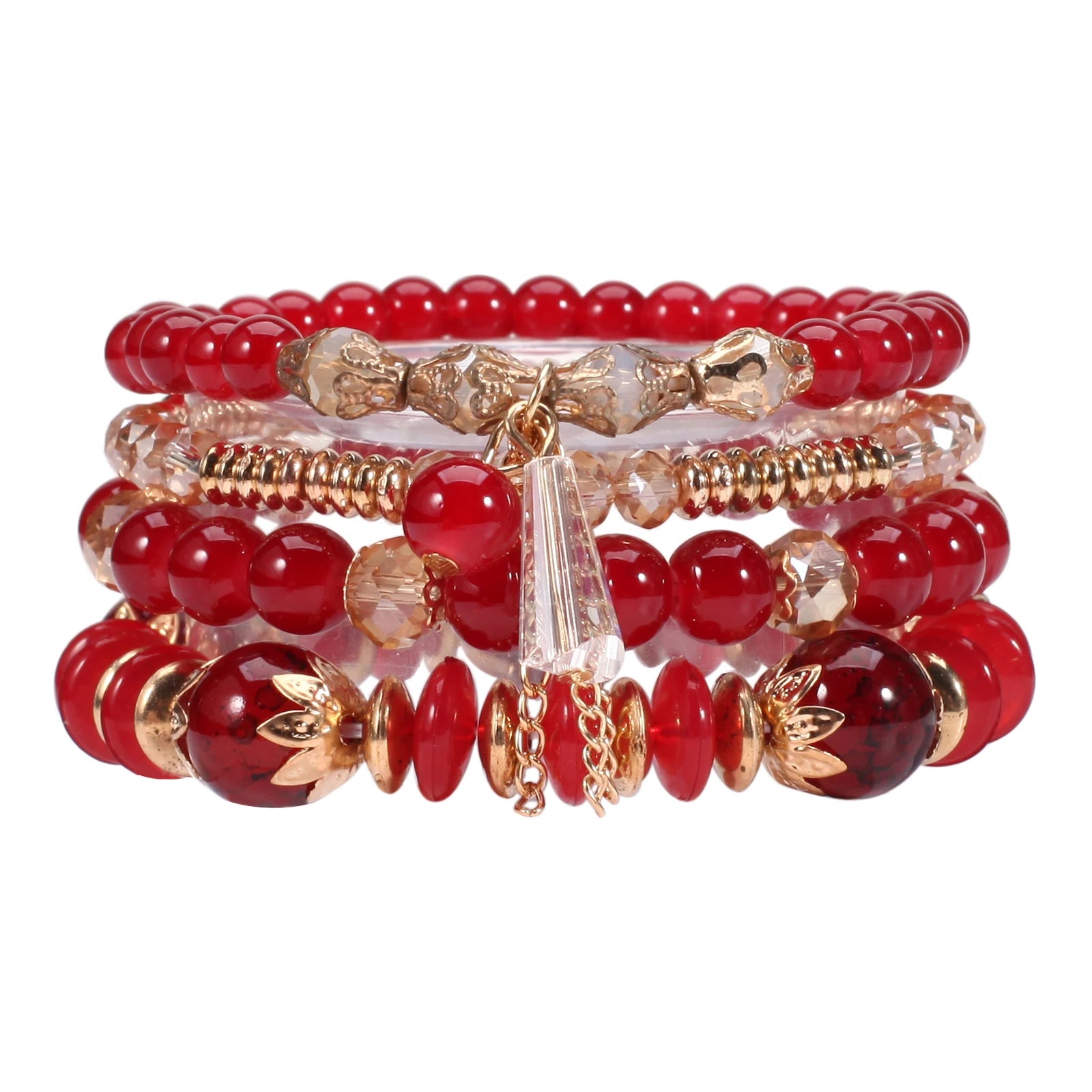 Colorful Bohemian Stackable Beaded Bracelets