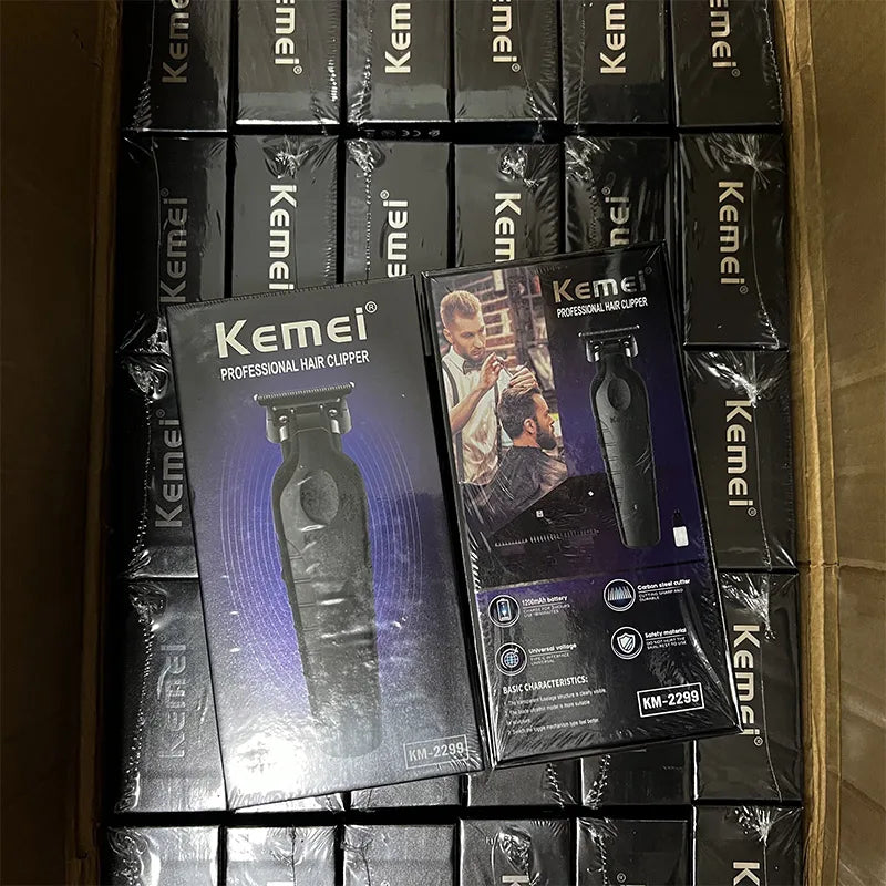 Kemei Cordless Beard Trimmer – 0mm Cut