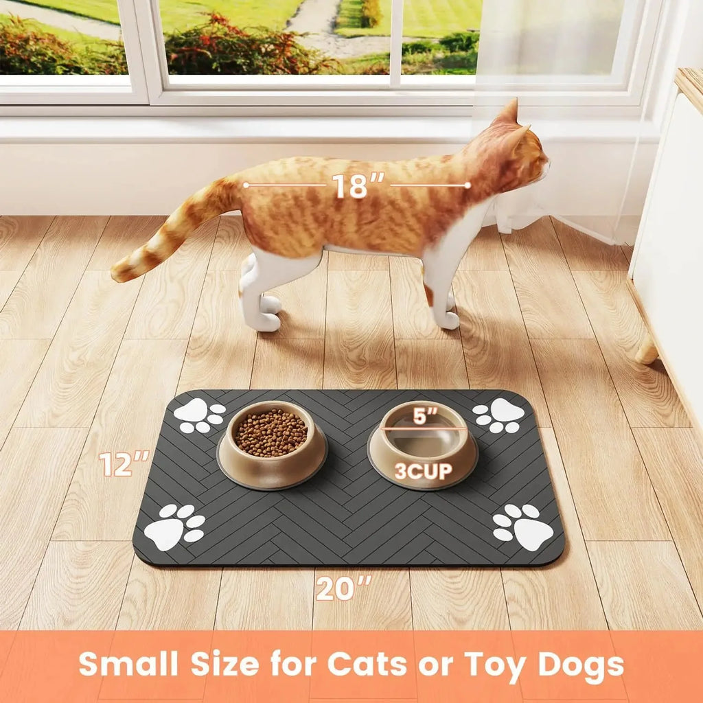 Absorbent Feeding Mat for Dogs &amp; Cats
