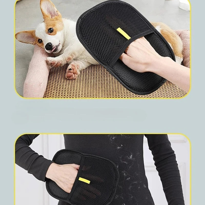 Portable Washable Pet Hair Removal Gloves