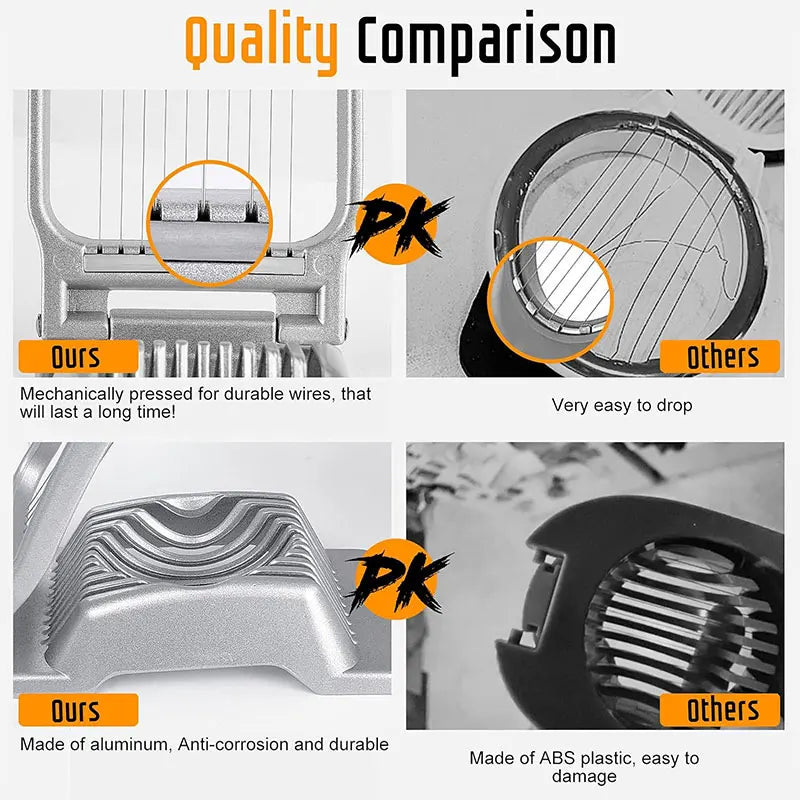 Sturdy Aluminum Egg Slicer