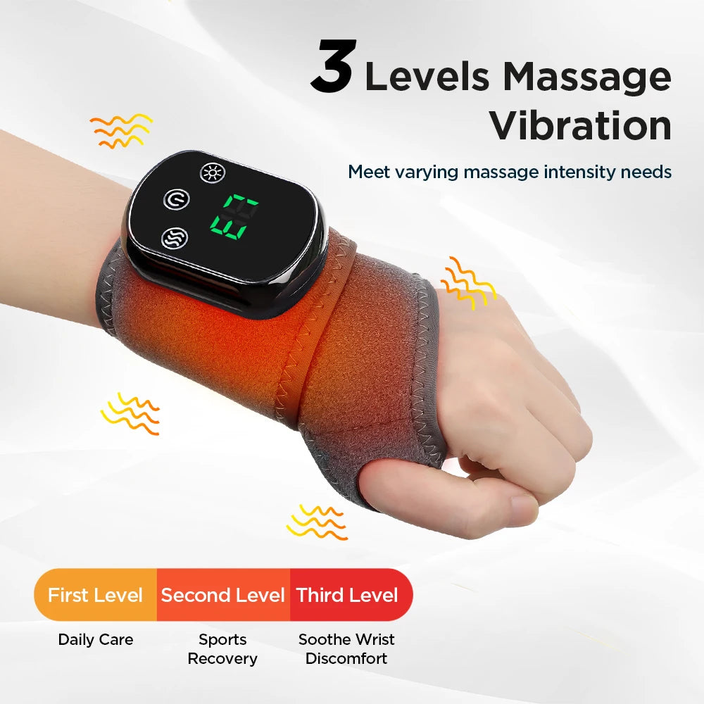 Rechargeable Heated Massage Bracelet – Wrist, Ankle, Hand