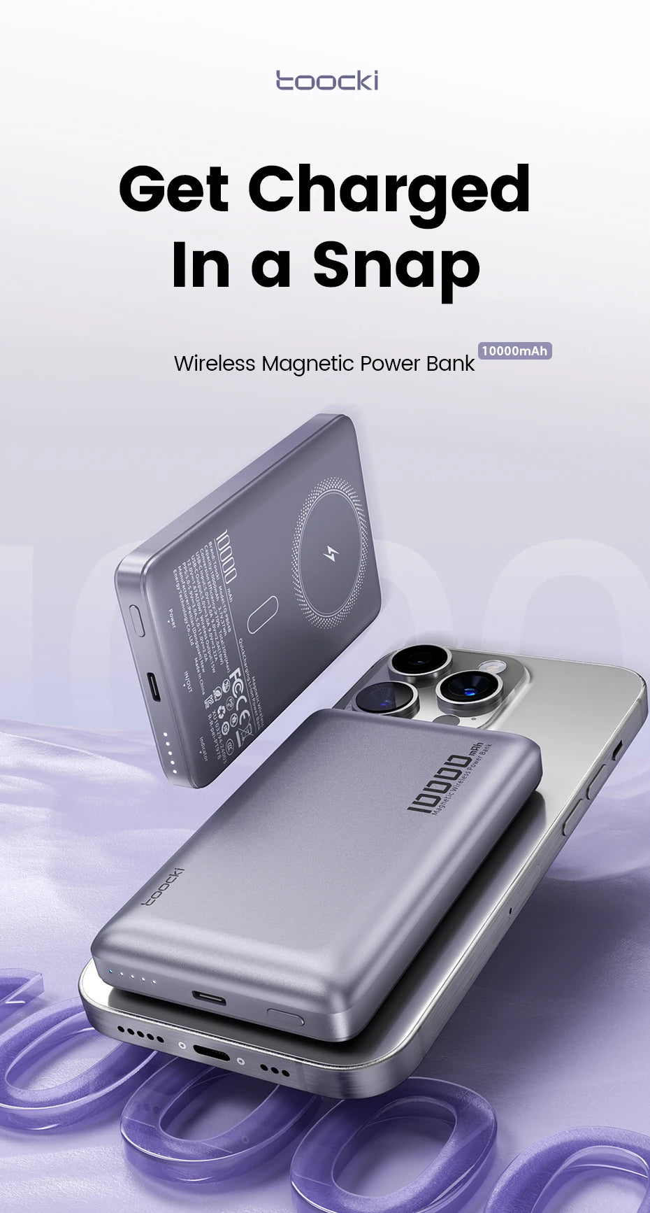 Wireless Magnetic Power Bank 5000mAh