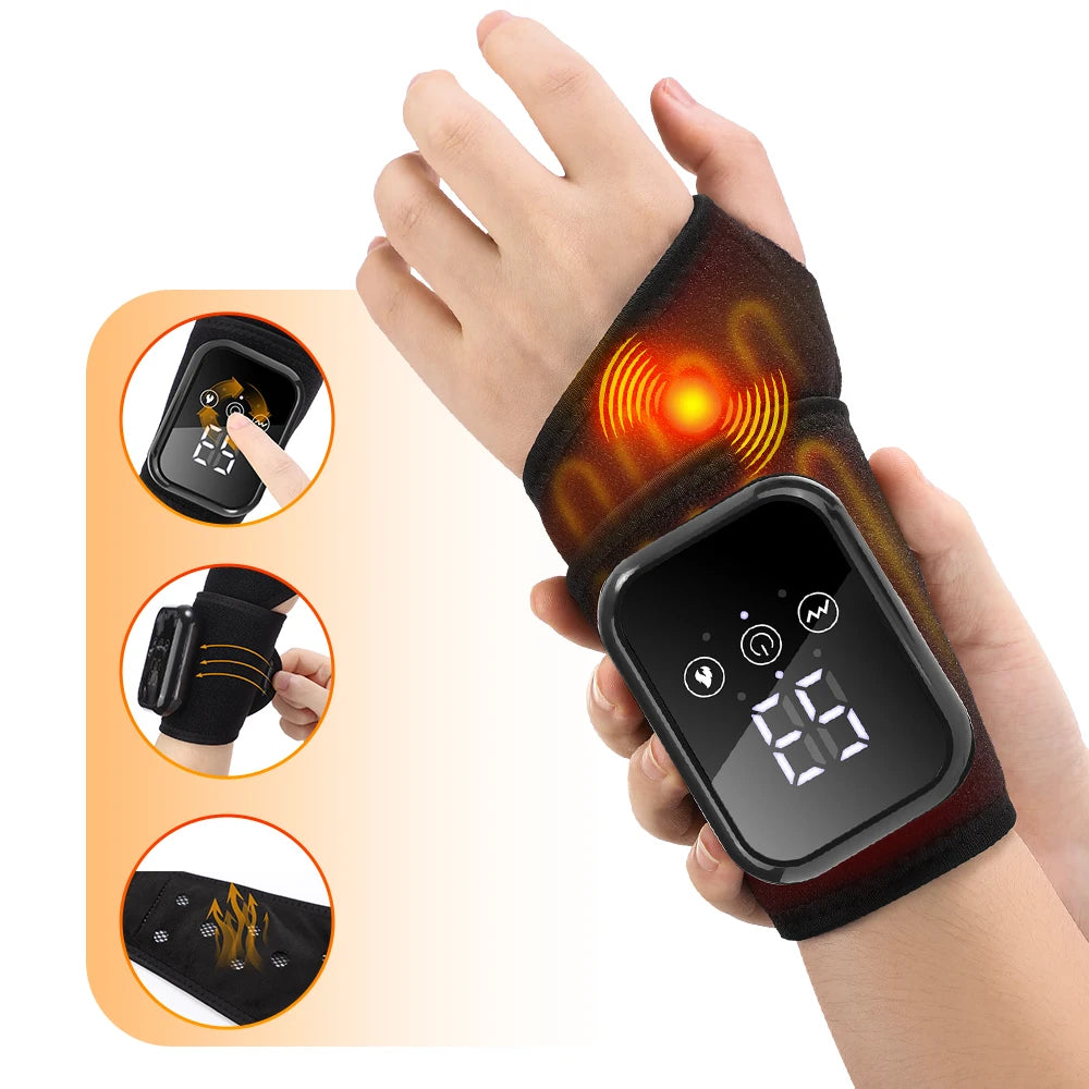 Rechargeable Heated Massage Bracelet – Wrist, Ankle, Hand