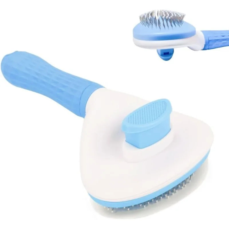Self-Cleaning Brush-Comb for Dogs and Cats