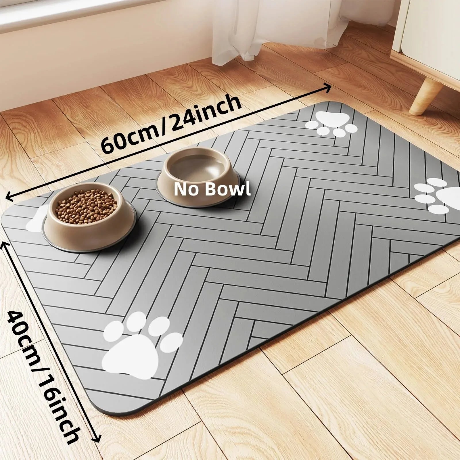 Absorbent Feeding Mat for Dogs &amp; Cats