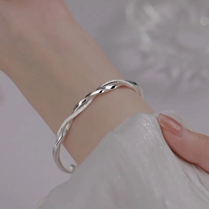 Bracelet Torsadé Tressé Vintage Femme