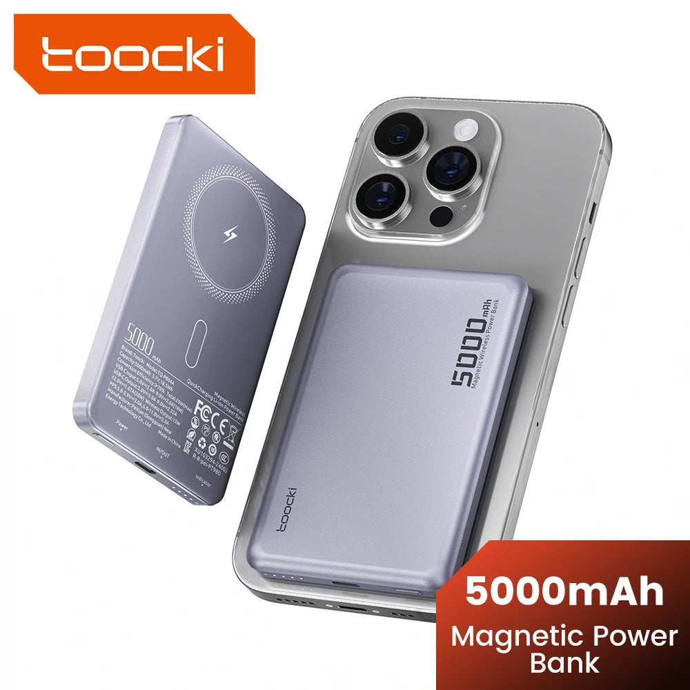 Wireless Magnetic Power Bank 5000mAh
