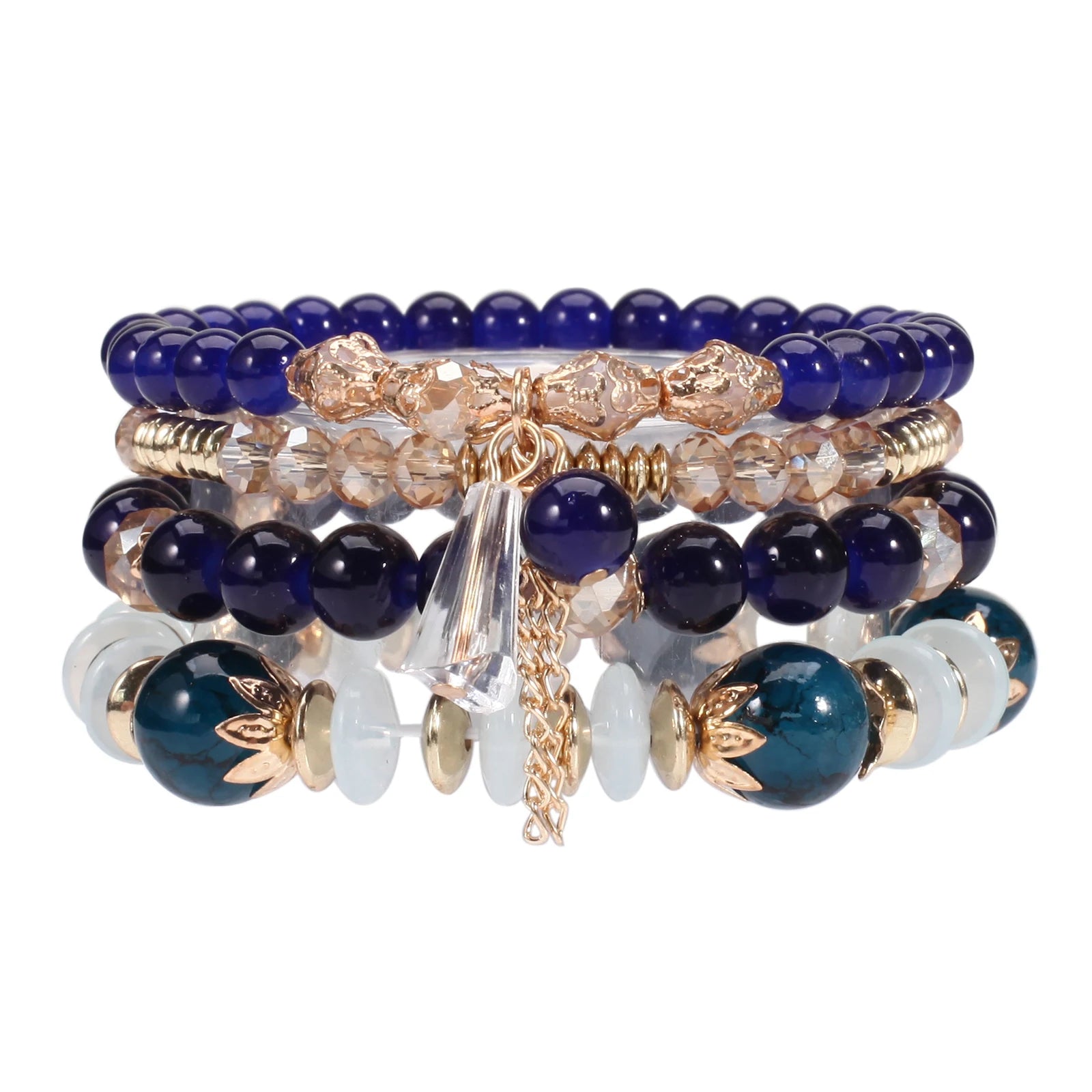 Colorful Bohemian Stackable Beaded Bracelets
