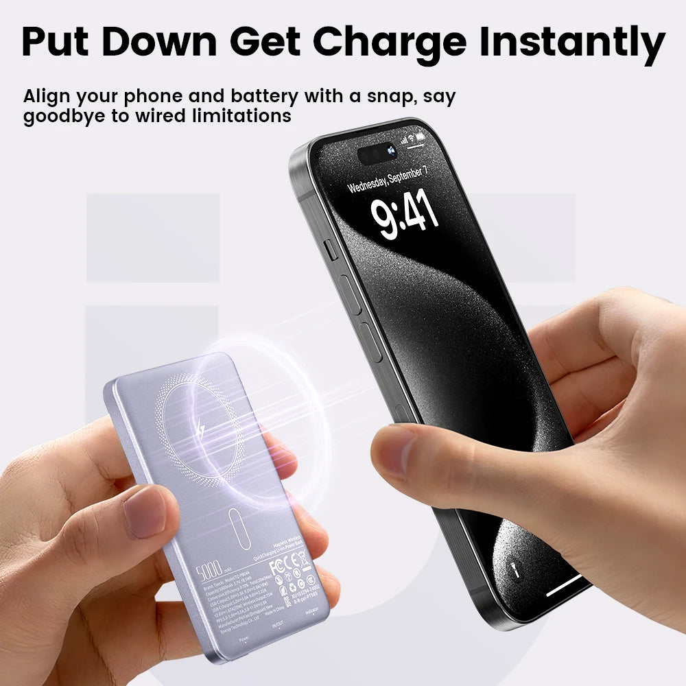 Wireless Magnetic Power Bank 5000mAh