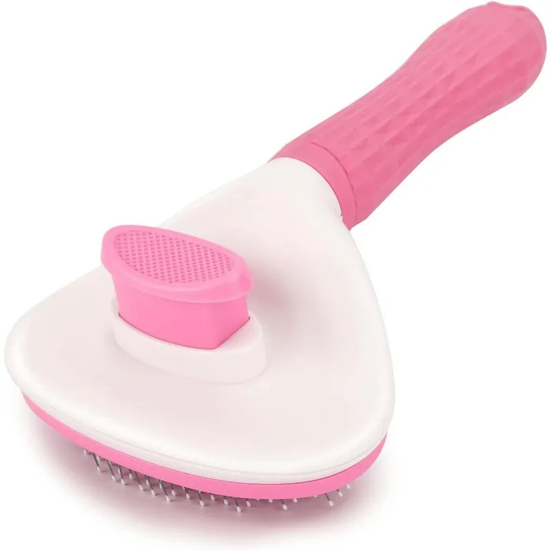 Self-Cleaning Brush-Comb for Dogs and Cats