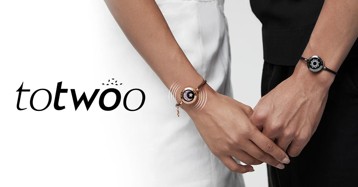 Connected Couple Bracelets – Vibration &amp; Light, Long Distance