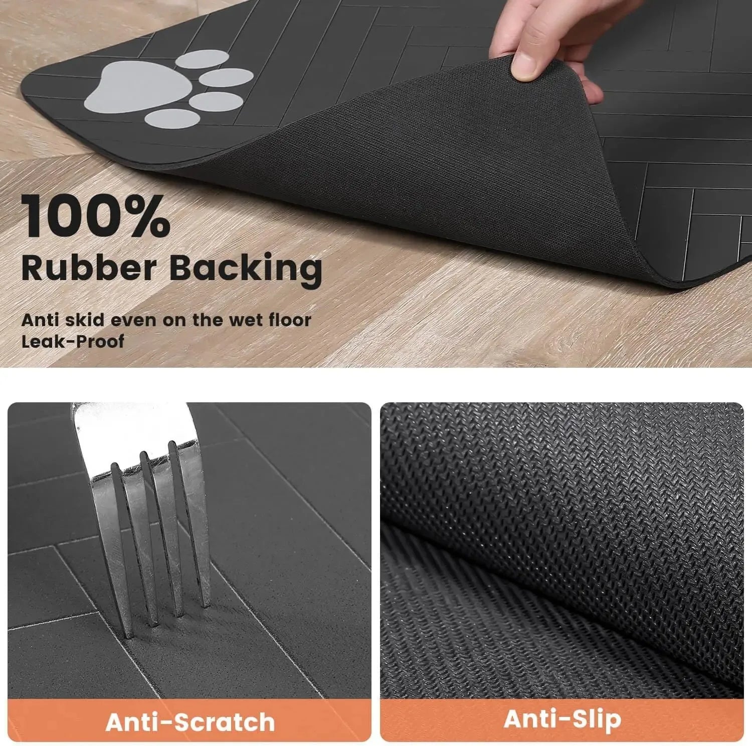Absorbent Feeding Mat for Dogs &amp; Cats