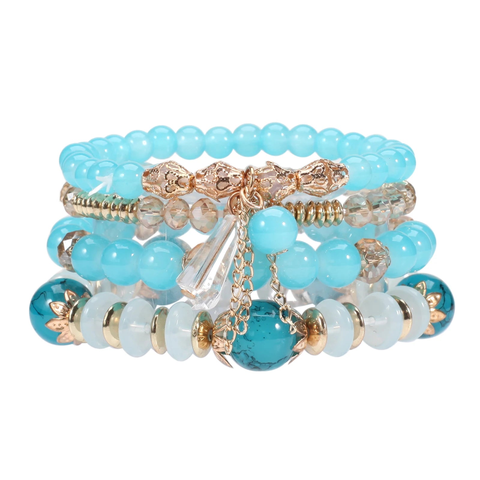 Colorful Bohemian Stackable Beaded Bracelets