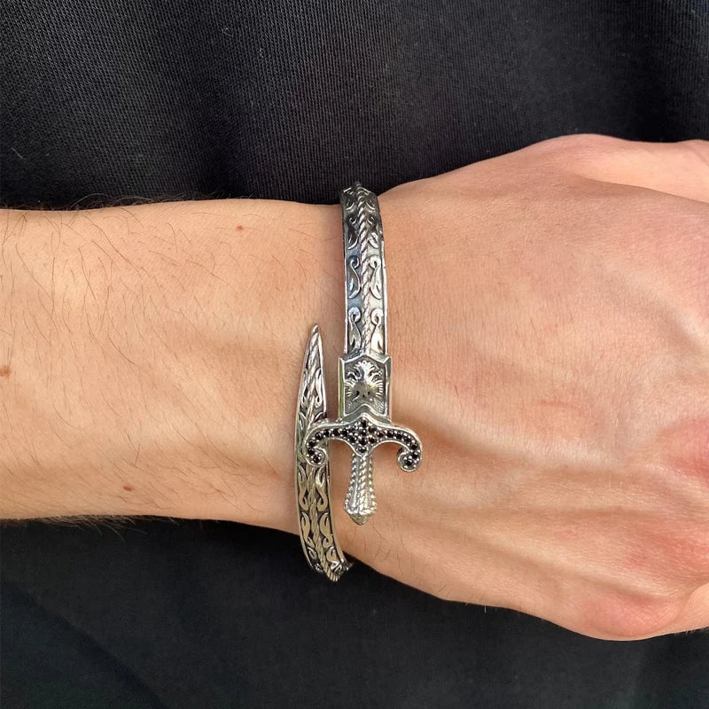 Adjustable Retro Sword Bracelet