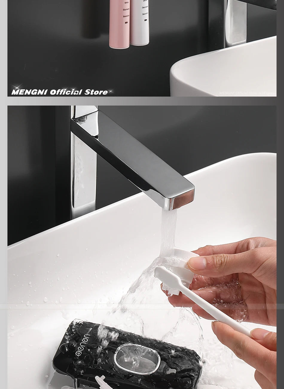No-Drill Wall-Mounted Toothpaste Dispenser