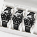 3-Watch Gift Set for Men – Retro Business Style