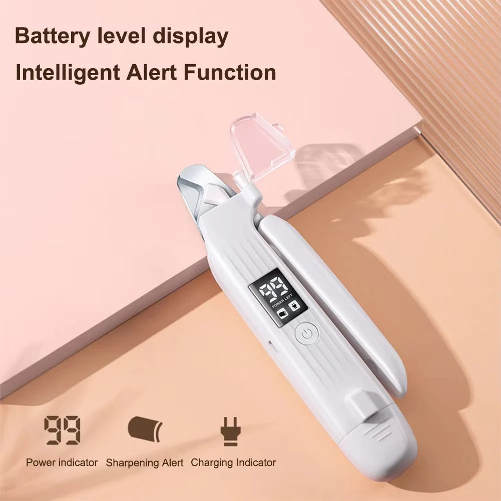 2-in-1 Electric Pet Nail Grinder with LED for Dogs and Cats