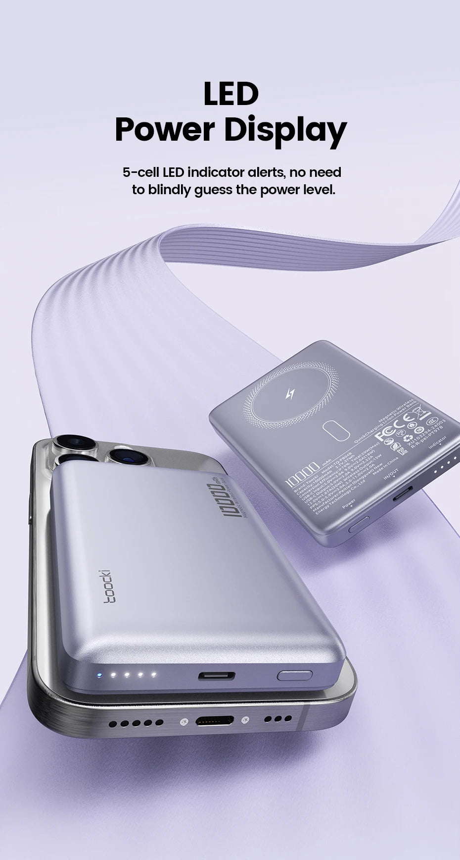 Wireless Magnetic Power Bank 5000mAh