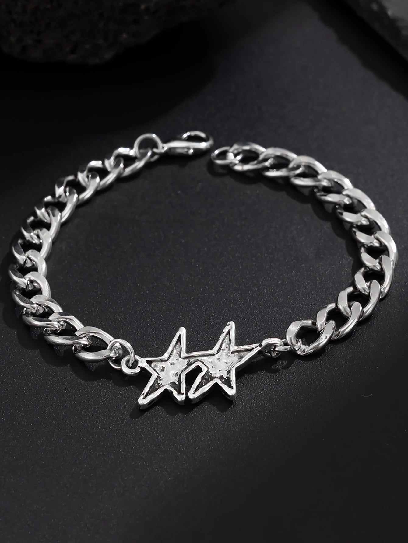 Unisex Retro Double Star Bracelet