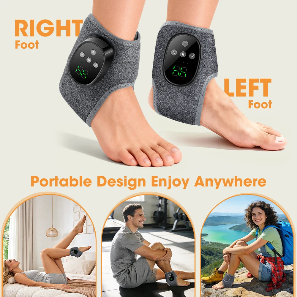 Rechargeable Heated Massage Bracelet – Wrist, Ankle, Hand