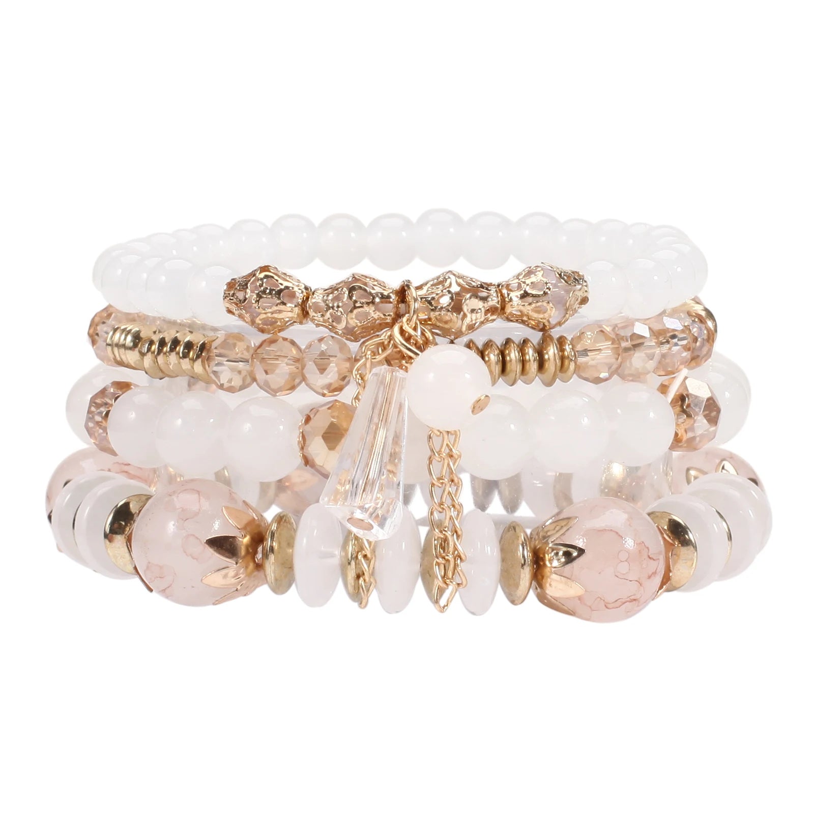 Colorful Bohemian Stackable Beaded Bracelets