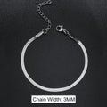 Men's Stainless Steel Snake Chain Bracelet