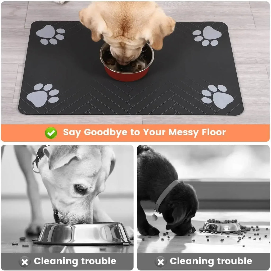 Absorbent Feeding Mat for Dogs &amp; Cats