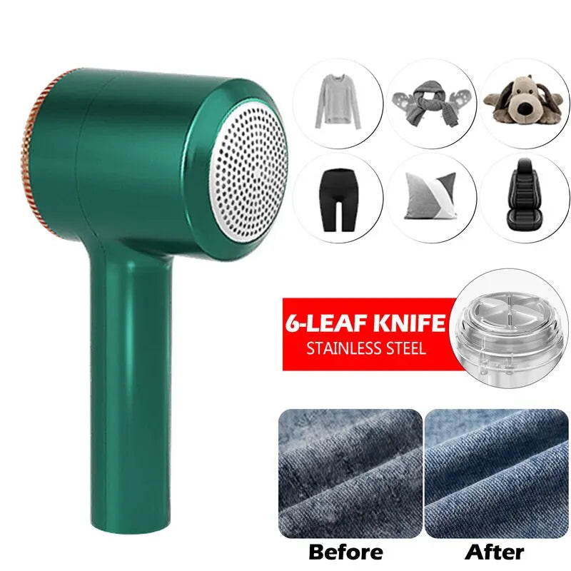 Rechargeable USB Electric Lint &amp; Fuzz Shaver