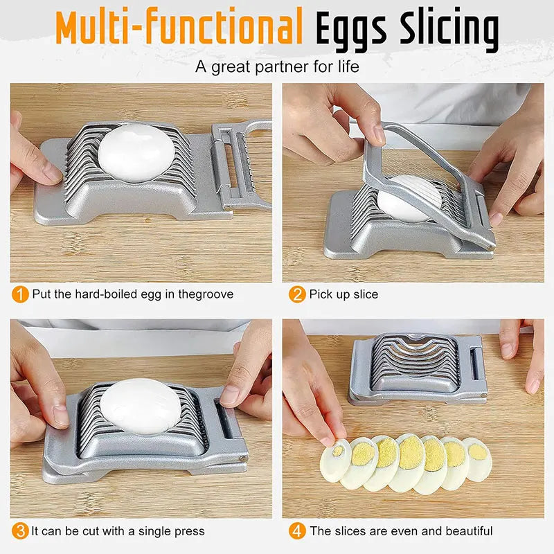 Sturdy Aluminum Egg Slicer