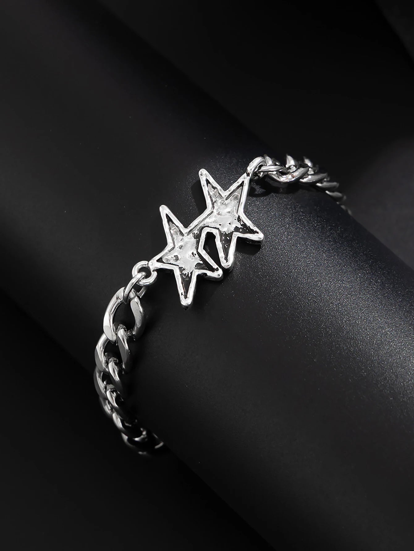 Unisex Retro Double Star Bracelet