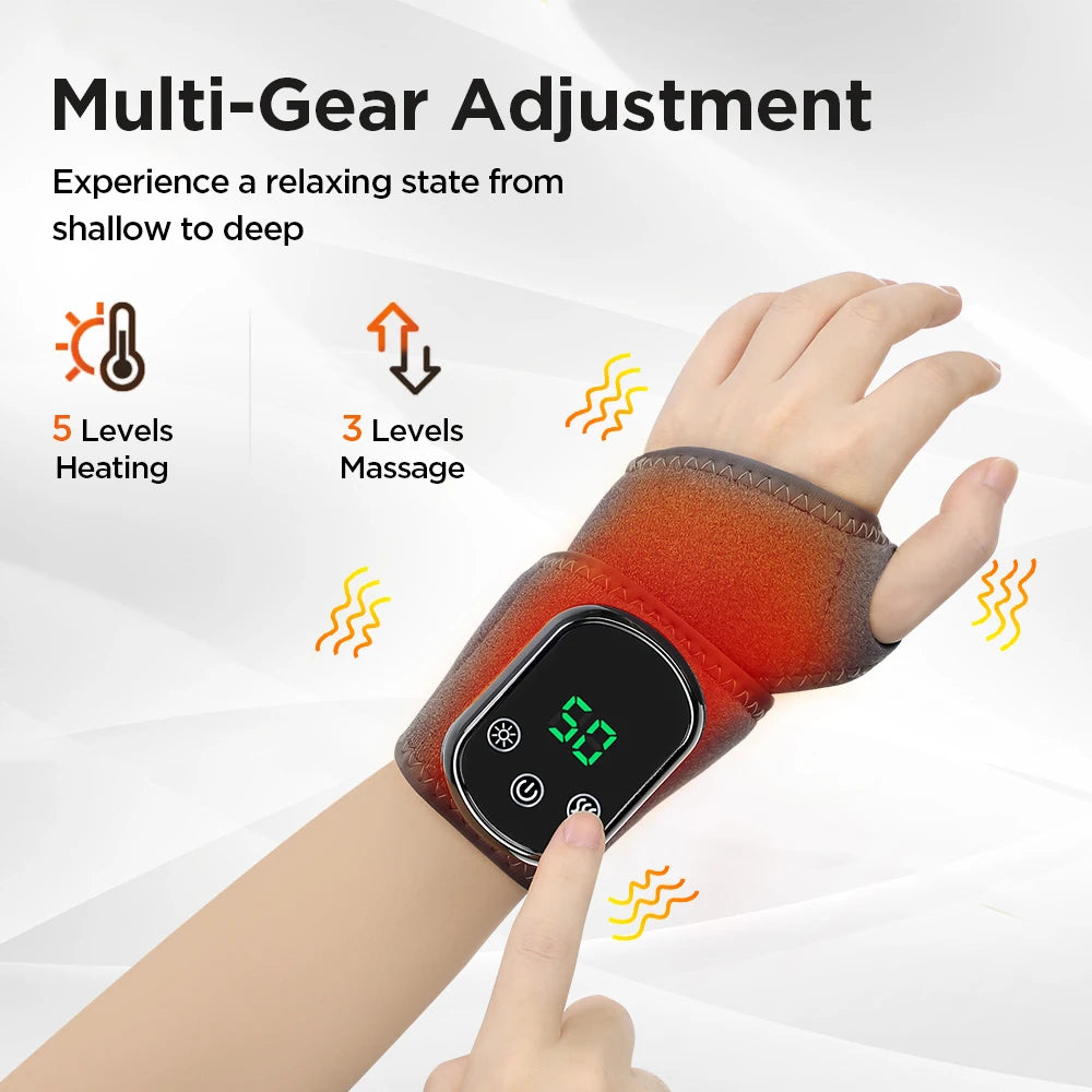 Rechargeable Heated Massage Bracelet – Wrist, Ankle, Hand
