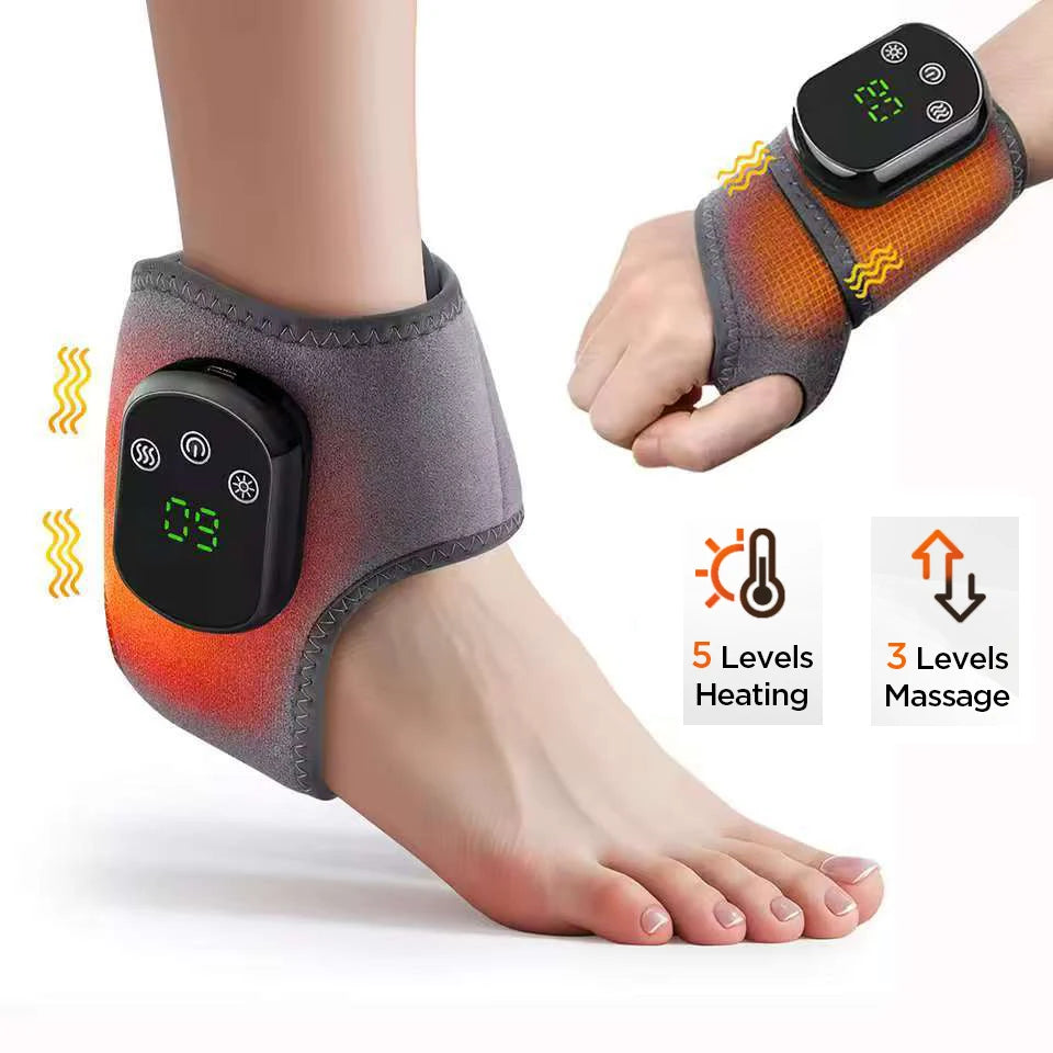 Rechargeable Heated Massage Bracelet – Wrist, Ankle, Hand