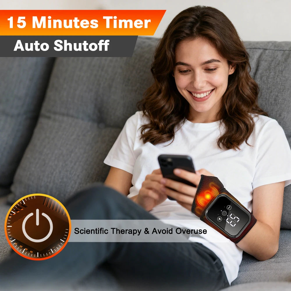 Rechargeable Heated Massage Bracelet – Wrist, Ankle, Hand