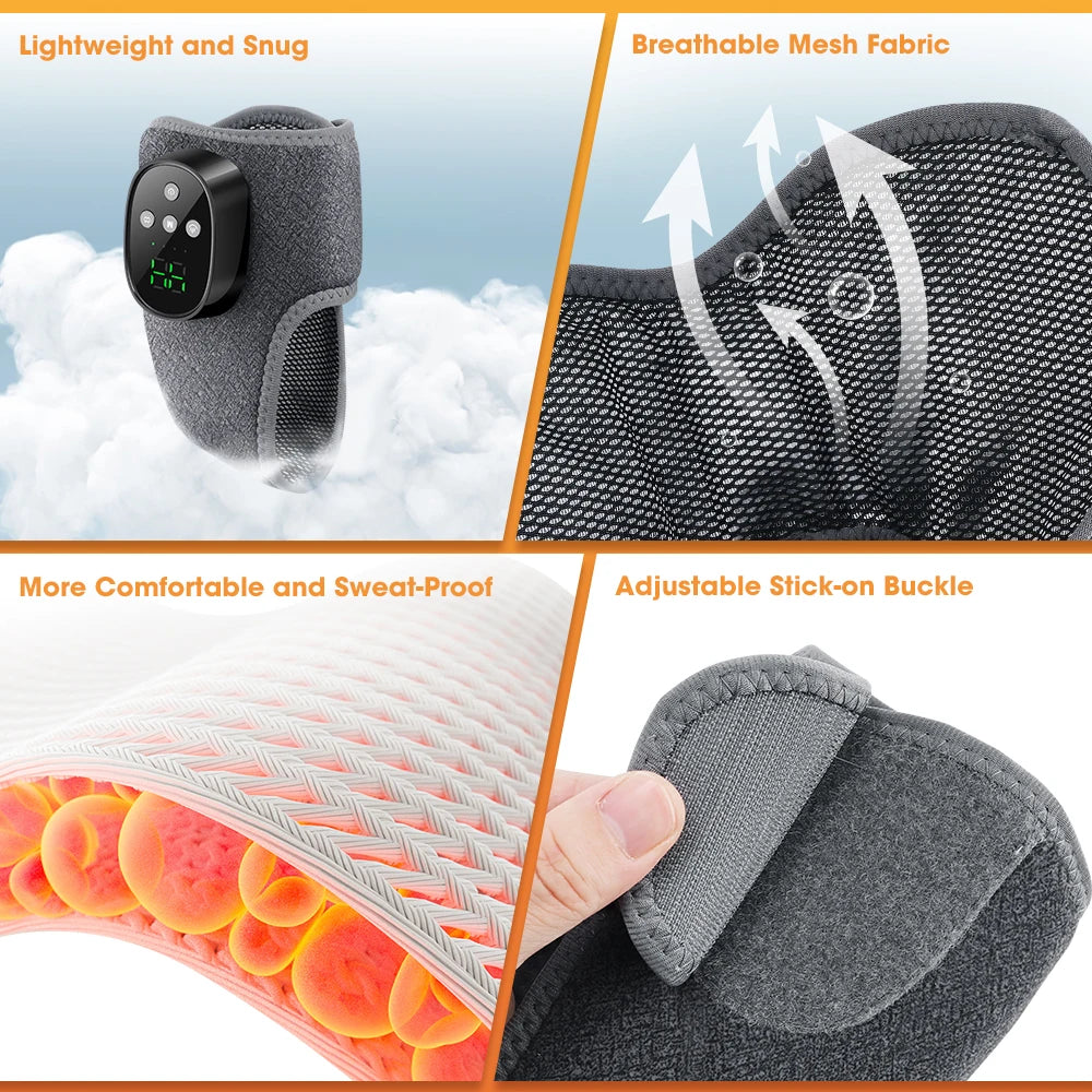 Rechargeable Heated Massage Bracelet – Wrist, Ankle, Hand