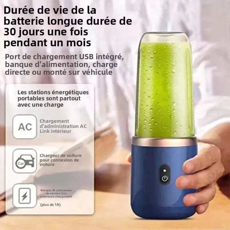 Portable USB Mini Blender 400ml – 6 Colors