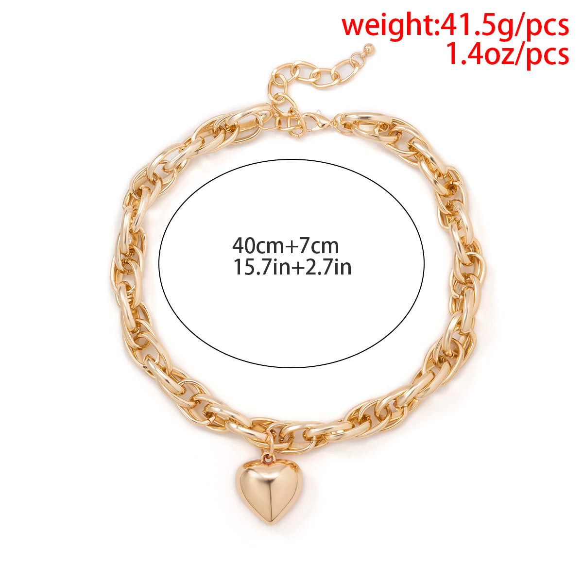Delicate Heart Pendant Necklace