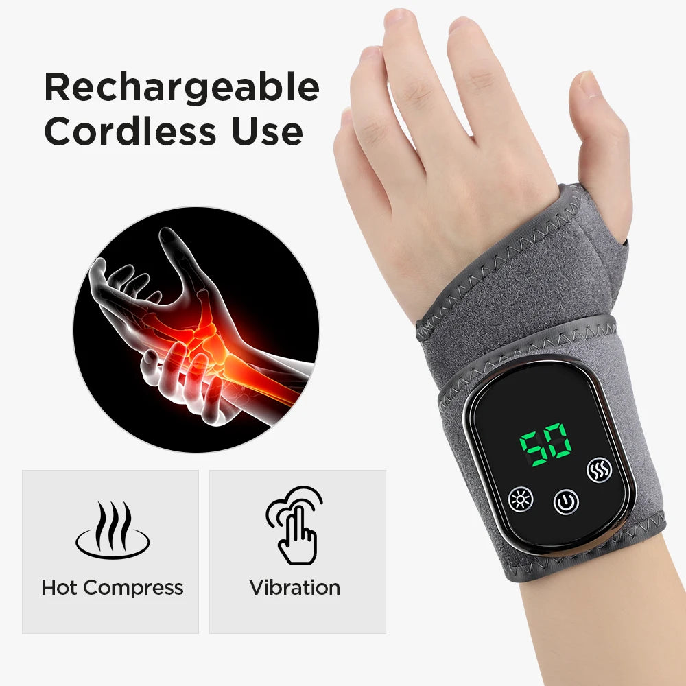 Rechargeable Heated Massage Bracelet – Wrist, Ankle, Hand