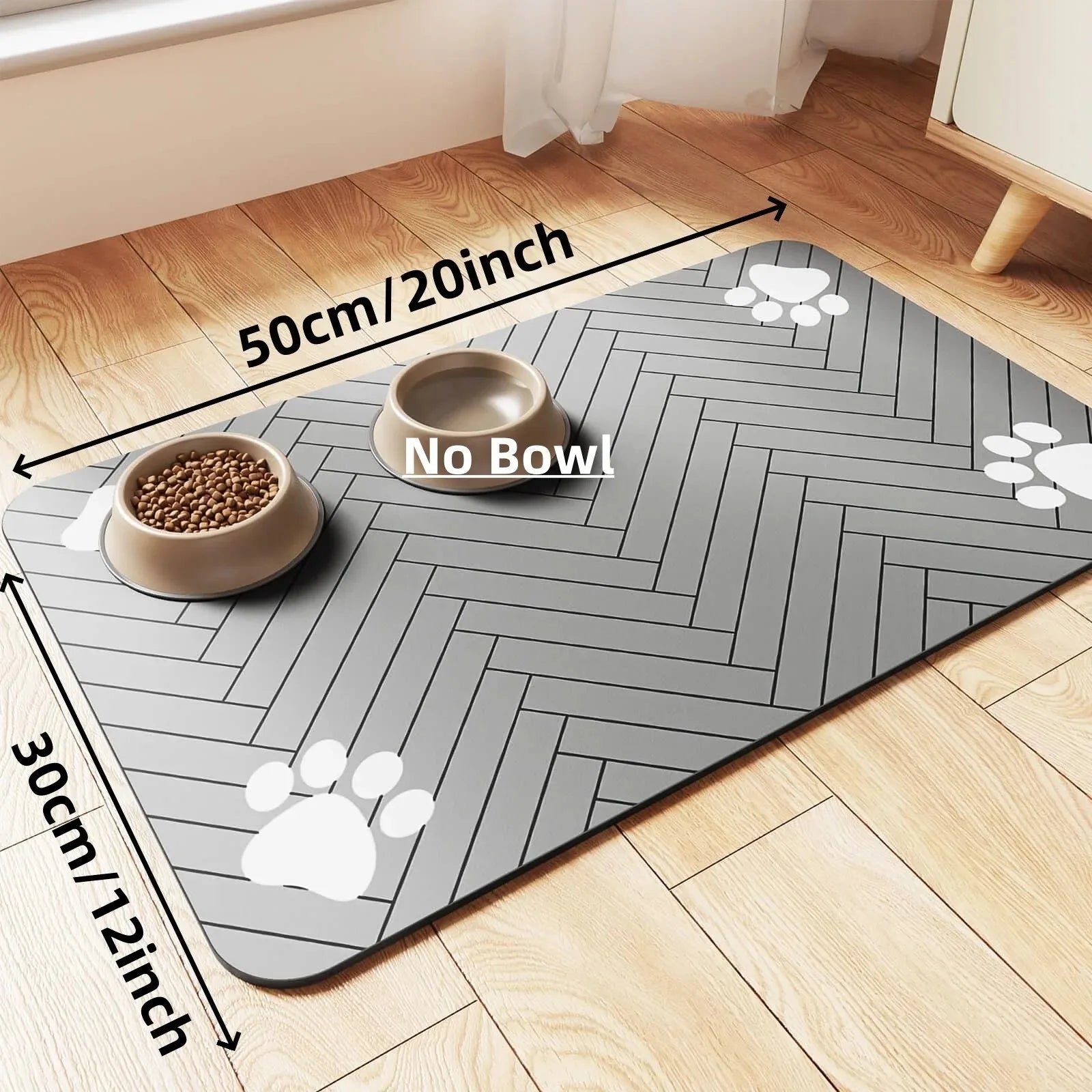 Absorbent Feeding Mat for Dogs &amp; Cats
