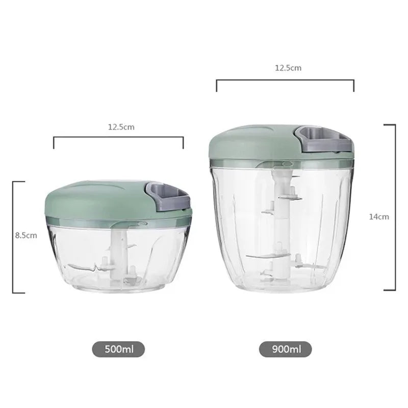 Manual Meat Mincer and Garlic Press 500/900ml