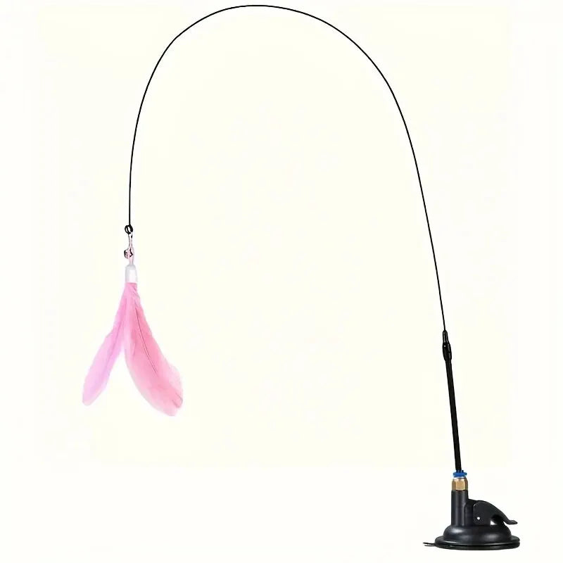 Interactive Cat Wand Toy – Bell &amp; Feathers