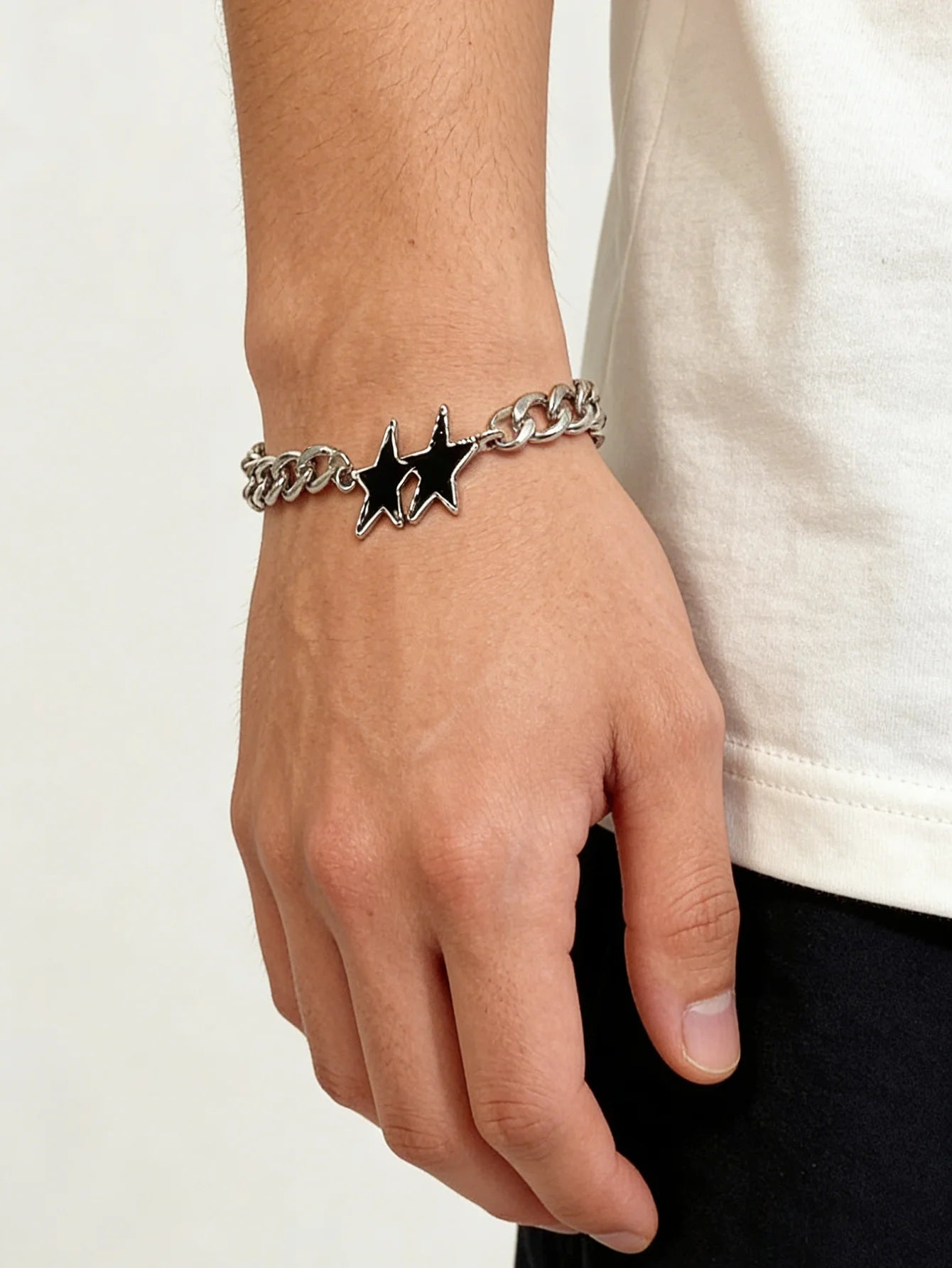 Unisex Retro Double Star Bracelet