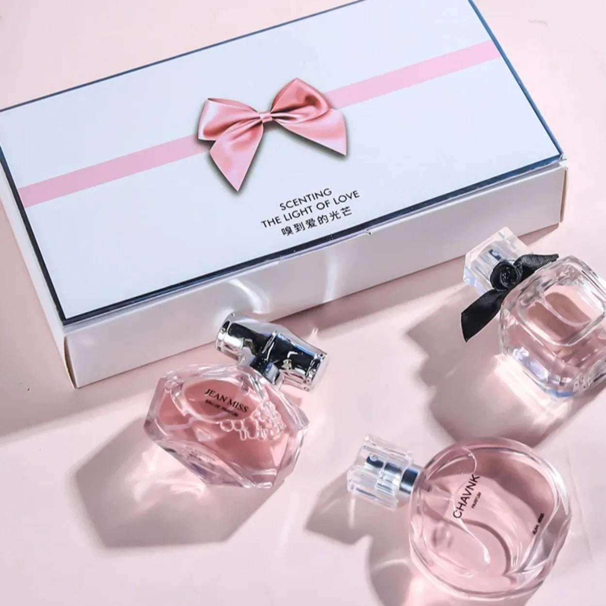 Floral-Scented Women's Perfume Set: Fresh, Natural, and Long-Lasting. A Classic 3-Piece Set with the Same Fragrance lady perfume