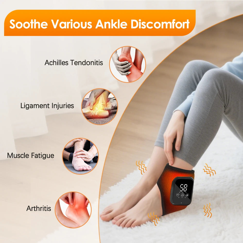Rechargeable Heated Massage Bracelet – Wrist, Ankle, Hand