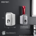 No-Drill Wall-Mounted Toothpaste Dispenser