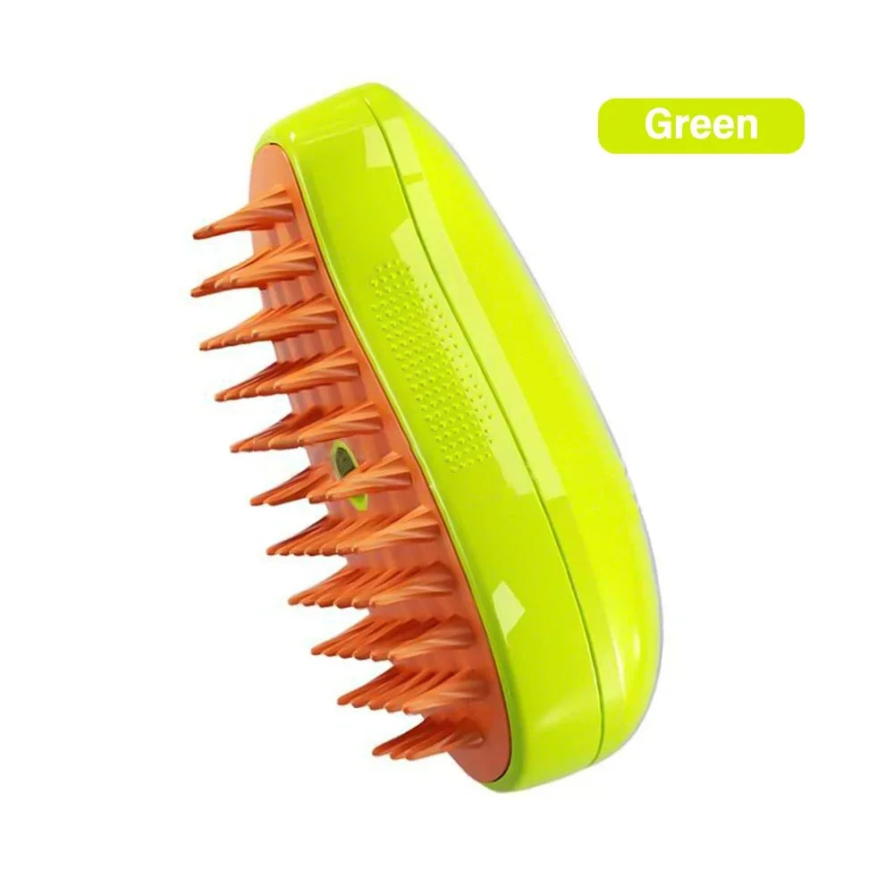 4-in-1 Steam Brush for Cats and Dogs