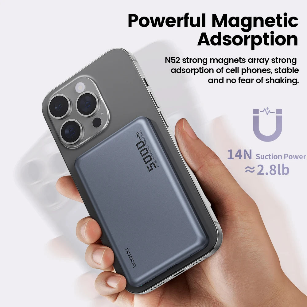 Wireless Magnetic Power Bank 5000mAh
